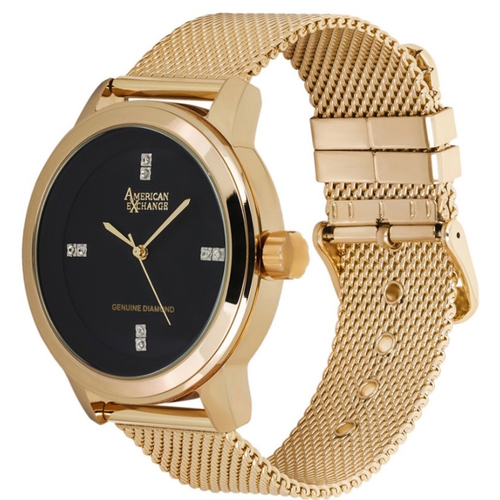 AMERICAN EXCHANGE MEN’S GENUINE DIAMOND COLLECTION WATCH, 44mm - Picture 5 of 12